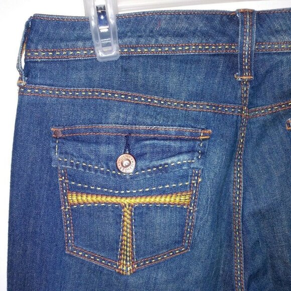 Tommy Hilfiger Jeans bootcut Embroidered "T" flap pocket contrast stitch stretch - Picture 2 of 14